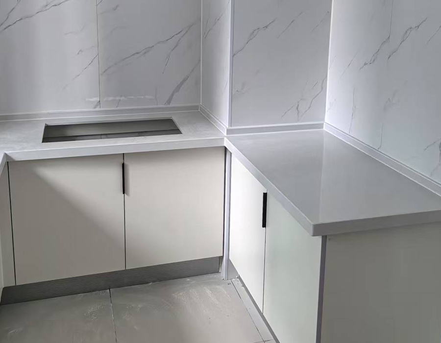 Cozinha integrada pré-fabricada de silicato de cálcio