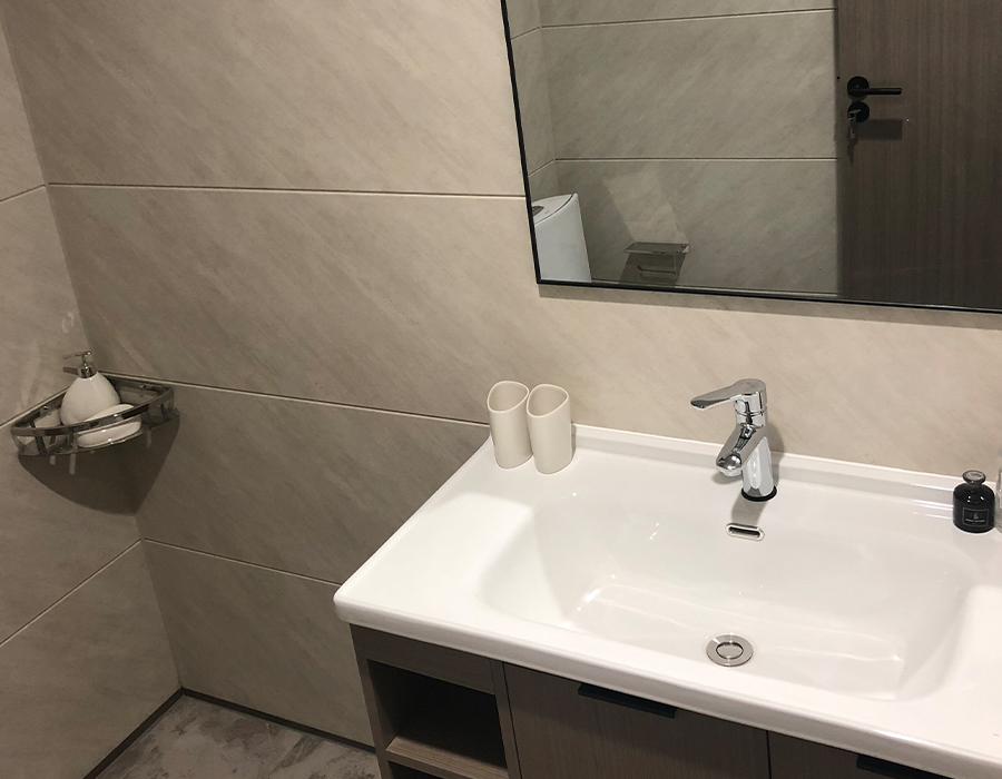 Banheiros sanitários modulares pré-fabricados horizontais da placa da parede do PEC