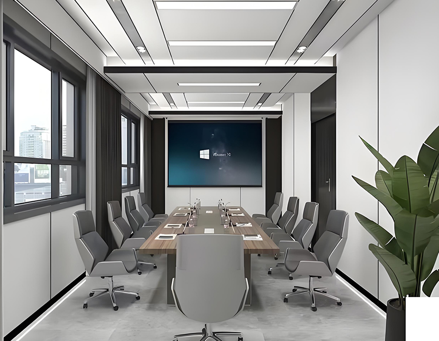 Painel de parede montado