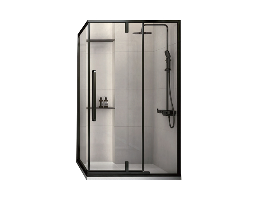 Estrutura metálica simples casa de banho pré-fabricada/sala de divisória de chuveiro