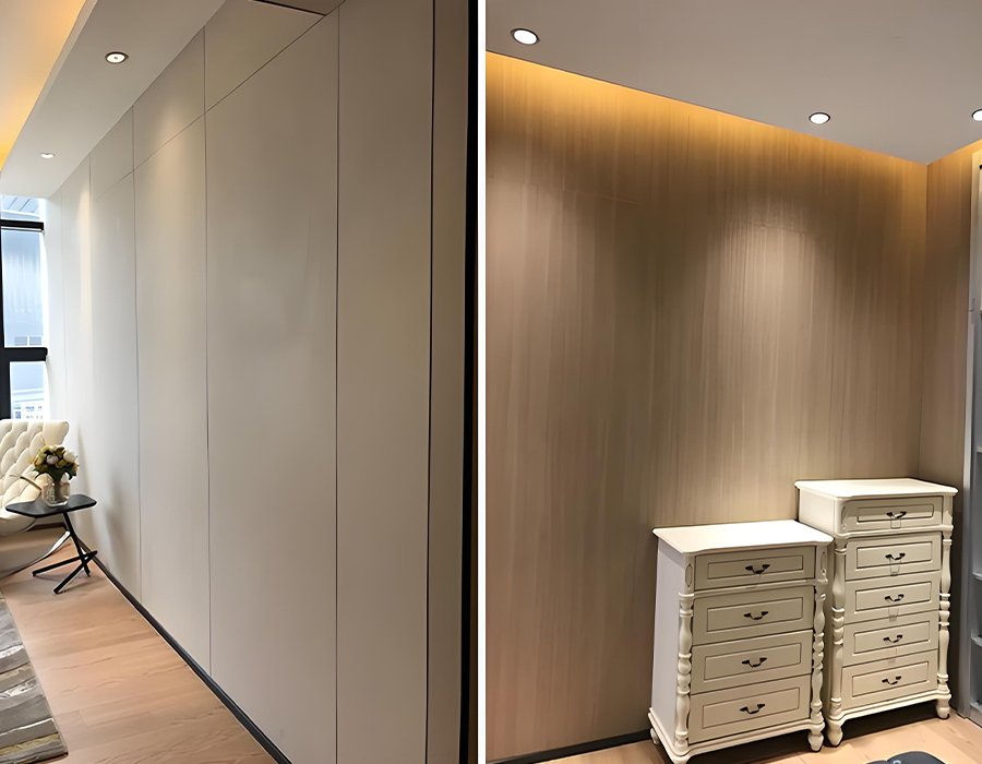 Painel de parede decorativo de silicato de cálcio