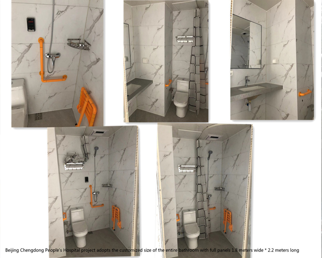 O projeto do Hospital Popular da Cidade de Pequim adota louças sanitárias Kounor com tamanho de modelo personalizado de 1,8 m * 2,2 m