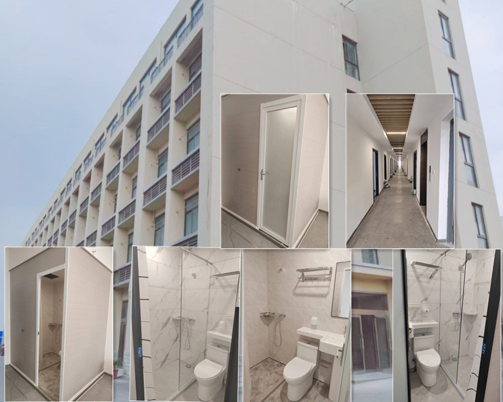 Projeto de apartamento de talento do parque industrial Hangzhou Qiantang montado banheiro inteiro
